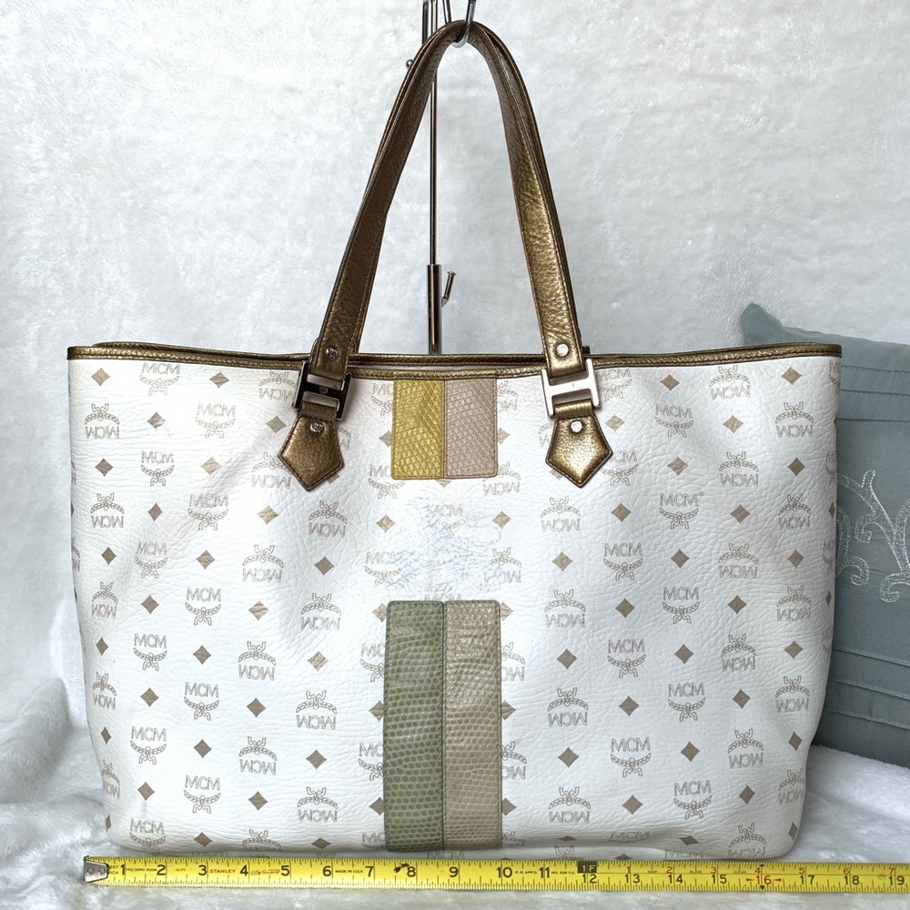 Authentic MCM Shoppers LION Large